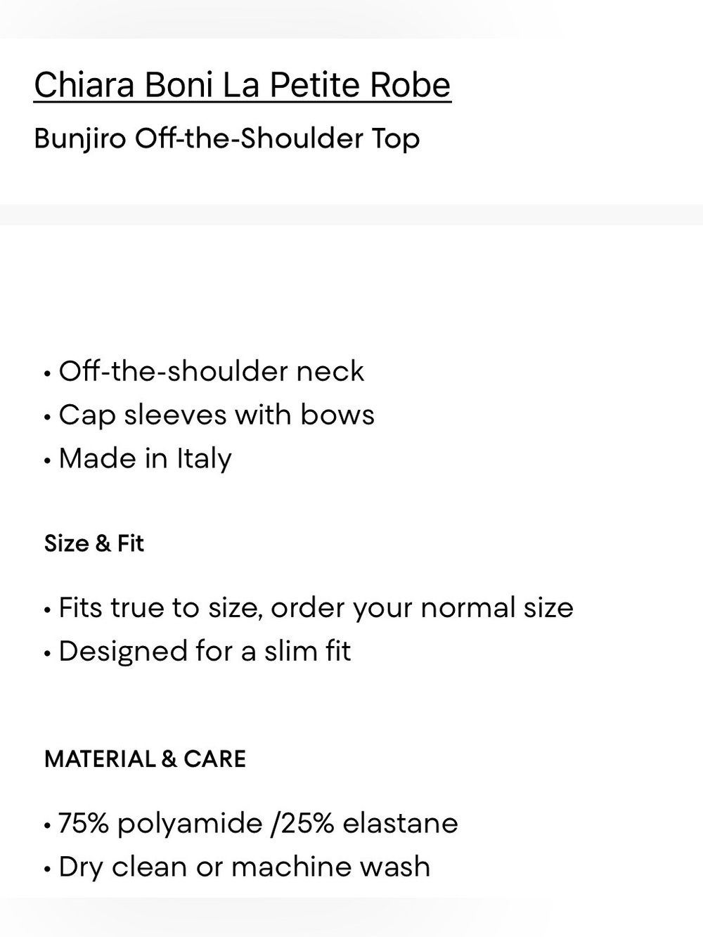 Chiara Boni Black One-Shoulder Top with Tied Sleeve Detail - Picture 7 of 7